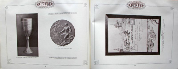 Ley Loreley Motorwagen Modelprogram 1912 Carbrochure (0374)